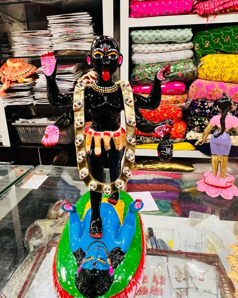 Decorated Kali Mata statue