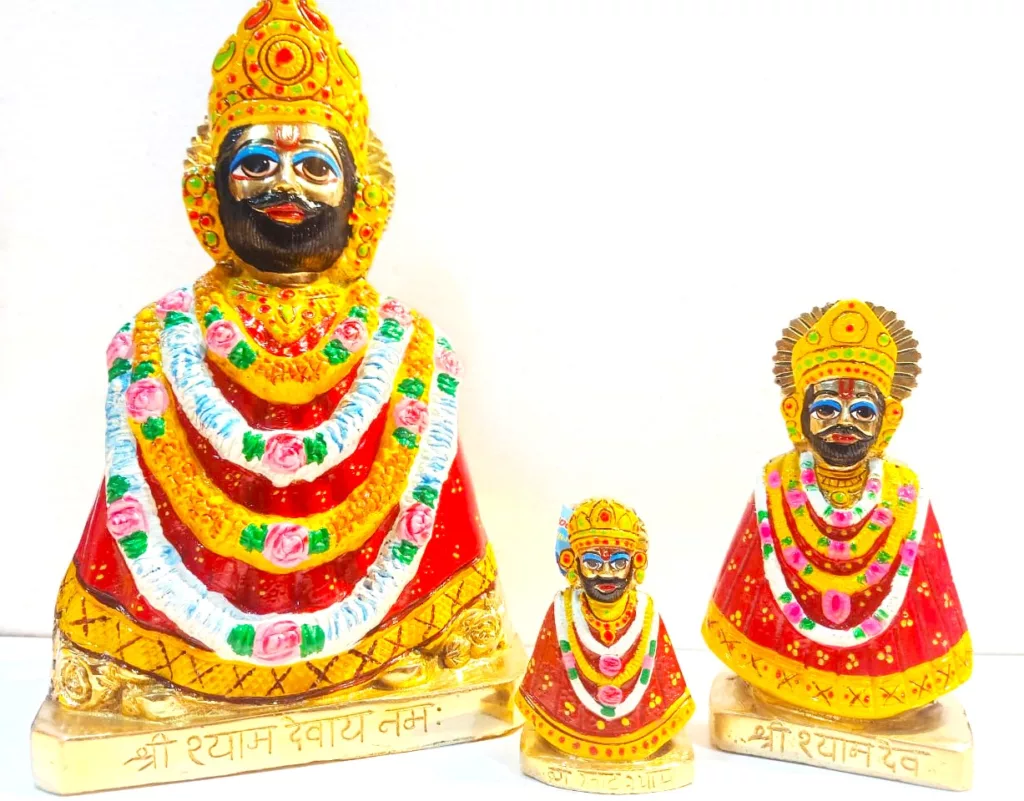 Brass Decorated Khatu Shyam Idol