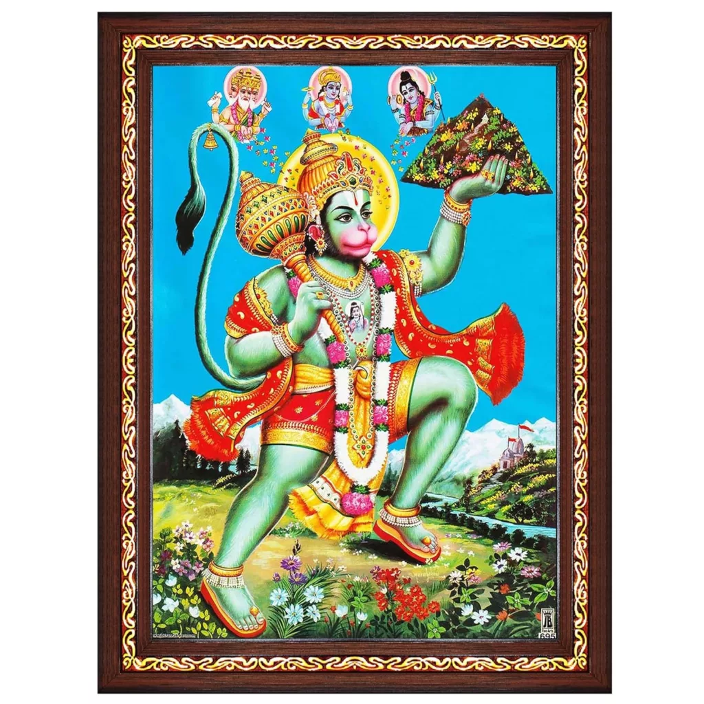 Hanuman framed photo