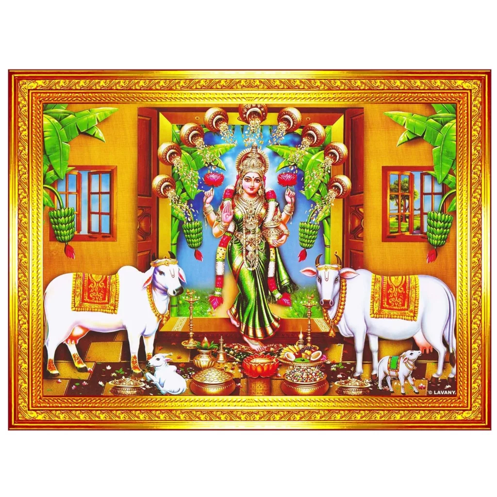 Gruha Lakshmi with Cow